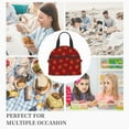 thumbnail image 7 of Fuzoiu Strawberry Print Insulated Lunch Bag for Women Men Large Reusable Lunch Box Adult Leakproof Portable Cooler Tote Bags for Work Picnic, 7 of 7