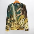 thumbnail image 2 of Attack On Titan Unisex Sweater Long Sleeve Fall Casual Crewneck Tops Pullover Active Streetwear Fashion Sweatshirt 2XL, 2 of 6