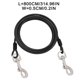 thumbnail image 3 of Correa para perros Correa para perros de 8 m de largo con clips giratorios Cadenas para exteriores, jardines y acampadas 1 unidad, 3 of 4