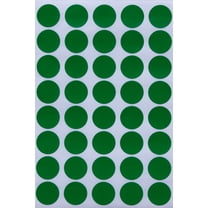 Royal Green Round Sticker Dot Labels 19mm 3/4 inch - Green - 600 Pack