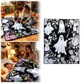 thumbnail image 3 of JuDWoC Halloween DIY Coloring Blanket Soft Flannel Fleece Blanket Gothic Ghost Blanket Colorable Halloween Throw Blanket for Couch Sofa Bed Decor 59.1*51.2in, 3 of 9