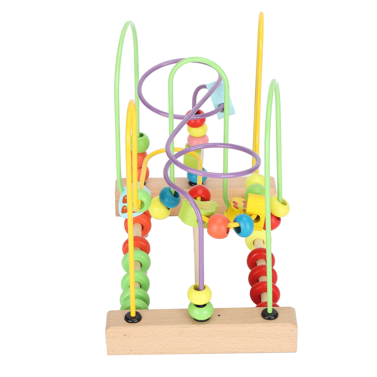 Cube Labyrinthe En Bois ZJchao – Boulier, Toboggan Fruits, Perles Coulissantes, éducatif, Peinture à L'eau, Pour Tout-petits