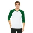 thumbnail image 1 of Bella + Canvas Unisex 3/4-Sleeve Baseball T-Shirt, 1 of 1