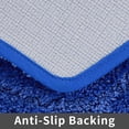 thumbnail image 4 of Extra Thick Bath Linen Rug Set Soft Plush Anti-Slip Bath Mat Water Absorbent Shaggy Polyester for Bathroom Living Room Bedroom Gray 24x36 Inches, 4 of 8