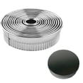 thumbnail image 1 of A Set Of Stainless Steel For Baking Kitchen Tools Including 14 Of Different Sizes And A Storage, 1 of 3