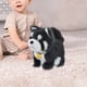 thumbnail image 1 of de peluche eléctrico que camina, juguete de peluche que repite lo dices, mascota electrónica de simulación educativa para niños, niñas y niños. Gris, 1 of 8