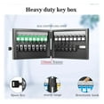 thumbnail image 2 of Key Safe Box Wall Mounted (16 Keys), Roller Mechanical Password Lock ,Office Key Storage, 2 of 5