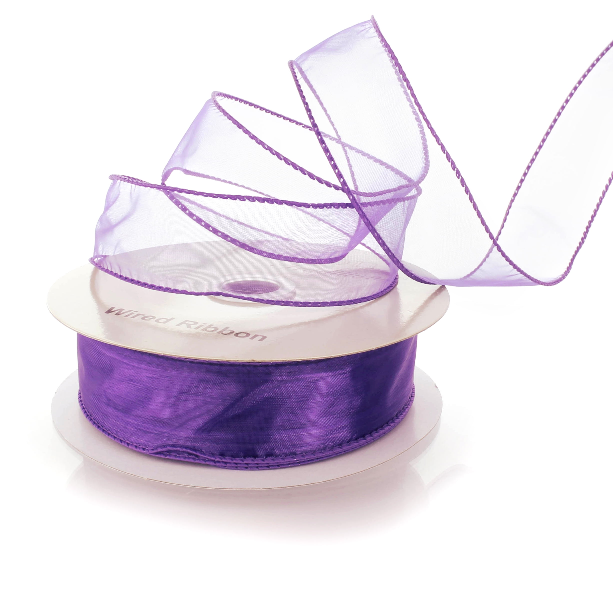Ribbon Traditions 1.5" Wired Sheer Organza Ribbon