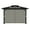 Grey, variant on Aoodor 10' x 10' Gazebo Curtain Set Protecting Privacy Side Walls 4 Panels, Curtain Only - Brown and Coffee