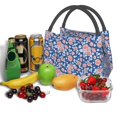 thumbnail image 3 of Disketp Rose Flowers Insulated Bags, Insulated Cooler Bag Totes for Lunch Beach Camping, 3 of 6