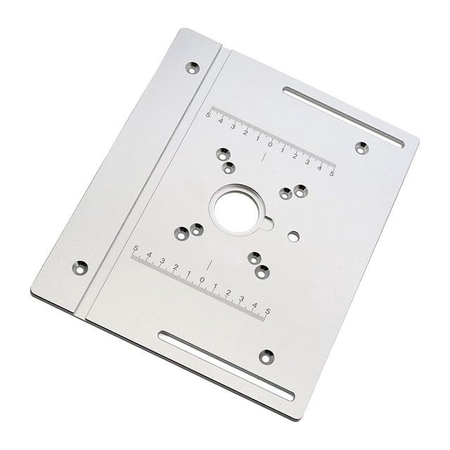 Placa de inserción para mesa de fresadora, fresadora de madera multifuncional, modelos de recortadoras de madera Placa B