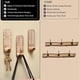 thumbnail image 4 of Paquete de 12 de Pared de Madera No Destructivos - de Pared Adhesivos - de Pared Decorativos Bohemios, 4 of 5