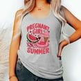 thumbnail image 2 of “Pregnant Girl Summer” Baby Reveal Tank Top – Cute Maternity Announcement Shirt for Expecting Moms, 2 of 6