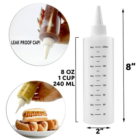 40Ounce Plastic Squeeze Bottles With Graduated Measurements 40Pack Gorgeous Cookie Decorating Squeeze Bottles 40Ounce Plastic Squeeze Bottles With Graduated Measurements 40Pack Gorgeous Cookie Decorating Squeeze Bottles