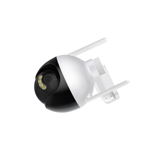 Inteprter rotación Control remoto cámara de vigilancia voz Talkback impermeable definición clara lente cámaras de seguridad hogar interior Cámaras de vigilancia Negro Blanco 1