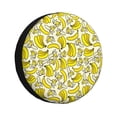 thumbnail image 1 of Fotbe Banana Funda de Llanta de Repuesto con Estampado, Engrosada, Ajuste Universal para Jeep, Remolque, RV, SUV, Camión-16 inch, 1 of 6