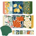 thumbnail image 1 of Bolsas de regalo Qiqee Clash Flowers de papel con papel de seda, 6 unidades, 1 of 7