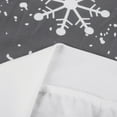 thumbnail image 3 of BeautyIn Chemise Imprimée Flocon de Neige à Col Rond pour Femmes Sweat-Shirt Décontracté, 3 of 6