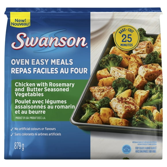 Swanson Chicken Rosemary Butter Seasoned Vegetables SheetPan, SWSN CHN RSYBTR PT SHPN 878G
