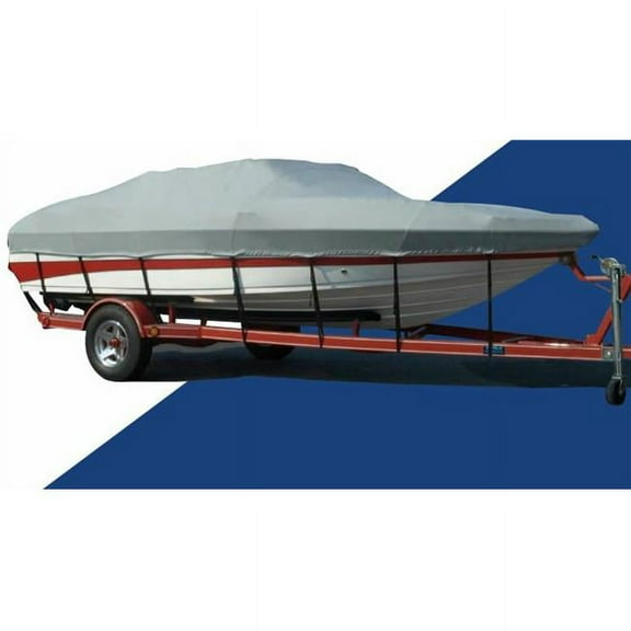 Carver 77120F10 V-20 I-O Boat Cover, Gray