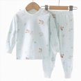 thumbnail image 5 of NOLDARES Boys Pajamas Cotton Truck Pjs Toddler 2 Piece Sleepwear Kids Winter Clothes Set 6-12 Months 12-24 Months 2t 3t 4t 5t 6t 7t 8t 9t Children,Sky Blue,4-5 Y, 5 of 5