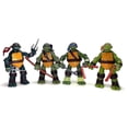 thumbnail image 3 of Set de figuras de acción de las Tortugas Ninja, 4 piezas, 12 cm, PVC, color verde, 3 of 4