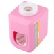 thumbnail image 2 of Dispensador de pasta de dientes montado en la pared exprimidor automático soporte de pasta de dientes hogar baño (rosa), 2 of 9