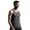 Grey, variant on Men's Summer Breathable Ice Silk Tank Tops for Fitness Workout and Outdoor Activities - Stylish V Neck Vest for Active Mens T-Shirts All Black Tan 6 Pack