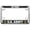 Chrome - Style 1, variant on [Officially Licensed Product] - Motorcycle Metal License Plate Frame with U.S. Army Retired Design - Black