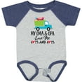 thumbnail image 3 of Inktastic My Oma and Opa Love Me Grandson Truck Boys Baby Bodysuit, 3 of 5