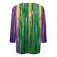thumbnail image 4 of RKSTN Mardi Gras 3/4 Sleeve T Shirts for Women Top Oversized Crewneck Carnival Mask Print 3/4 Length Sleeve Shirt Womens Casual Round Neck Mask Tuesday Carnival Party Three Quarter Sleeve Tee Shirt, 4 of 5