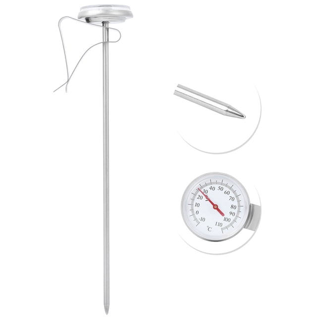 Adjustable Hanging Coffee Milk Temperature Milk Chocolate Milk Foaming Drinks Temperature Gauge with Clip Kitchen Tools Long Stem Instand Read