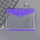 thumbnail image 1 of Bolsa Transparente para Carpetas de Hojas Sueltas A4 | Bolsa de Plástico con 11 Orificios | Organizador de Documentos Multicolor con Cierre a Presión | Carpeta de Oficina Resistente para Recibos, Fac, 1 of 6