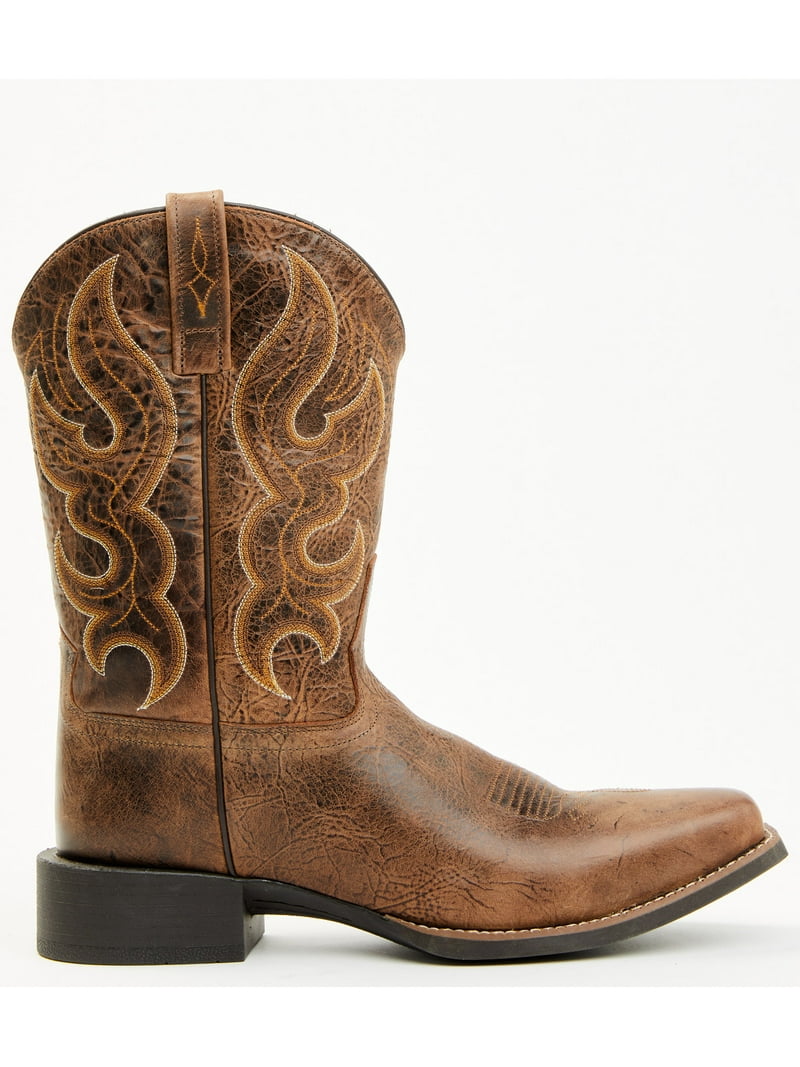 Cody James Men’s Ace Tan Leather Broad‎ Square Toe Western Boots Size 10.5D NEW Cody James Men main image 2
