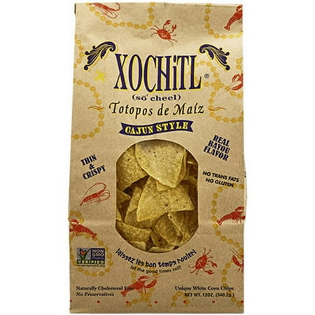 Xochitl Cajun Style Salsa Corn Chips, 12 oz (Pack of 10)