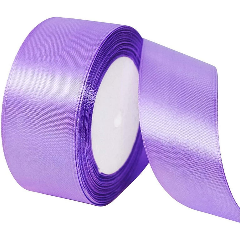 DIYFUN 22m Wide Mermaid Purple Satin Ribbon 40mm for Wedding Car,Large  Fabric Ribbon 1.5 Inch Car Ribbon Thick Baby Blue Ribbon for Crafting,Gift  Wrapping,Wedding,Christmas,DIY,Hair Bows 
