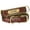 Brown, variant on Beirui Personalized Soft Leather Dog Collar Custom ID Nameplate Free Engraved Adjustable for Small Medium Large Dogs