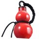 thumbnail image 1 of Botella de agua de calabaza de 800 ml con correas, botella Wu Kong para deportes al aire libre (roja), 1 of 3