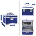 thumbnail image 4 of HEWEI WORKS Combination Locking Medication Box with Portable Storage Case, 10.2''x 6.8''x 6.8'', Childproof Medicine Lock Organizer, Lockable Box for Documents & Valuables (Blue/Small), 4 of 4