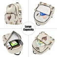 thumbnail image 5 of FORMRS Mini Backpack Purse for Women Quilted Travel Daypack Casual Shoulder Bag, Cowboy Pattern, 5 of 7
