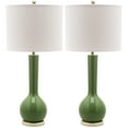 thumbnail image 2 of Safavieh  Lighting 31-inch Mae Long Neck Ceramic Green Table Lamp (Set of 2) - 14"x14"x30.5", 2 of 4