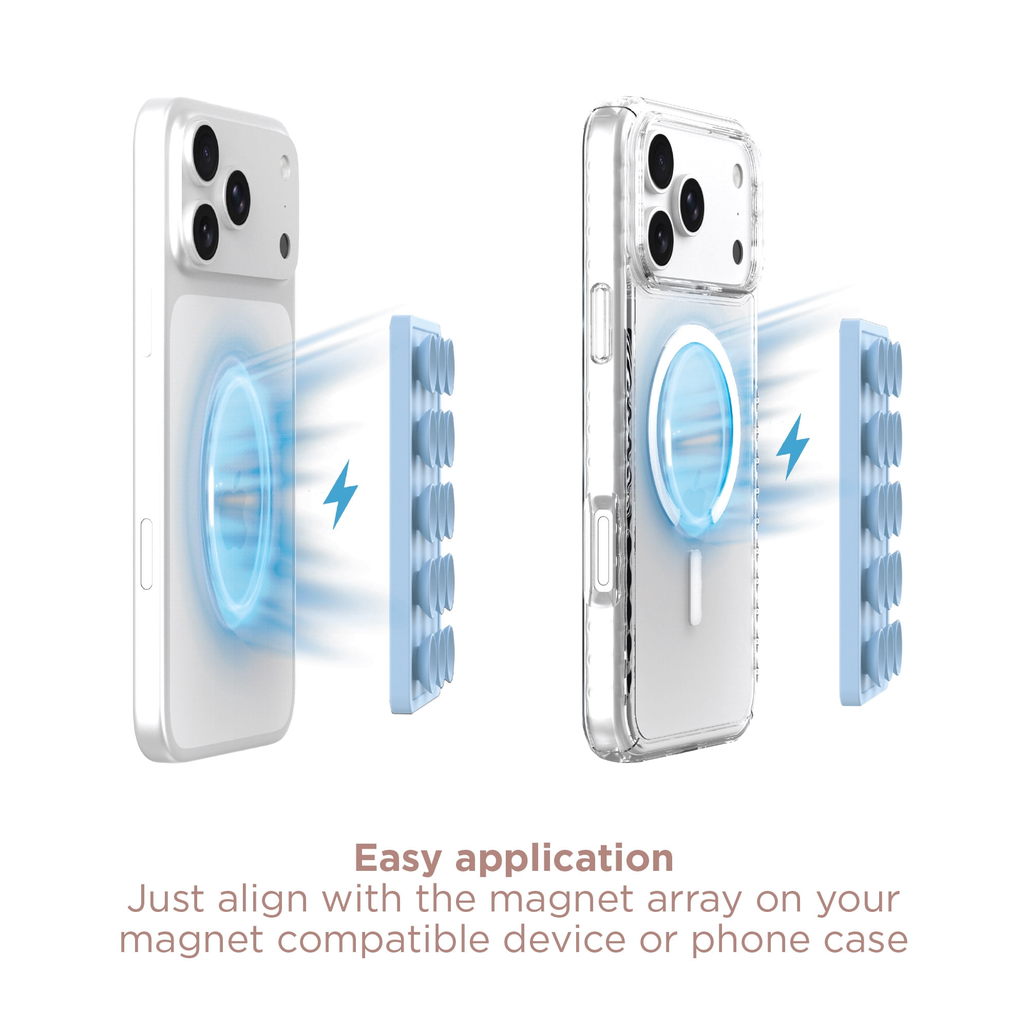 Karma by Body Glove Magnetic Phone Suction Mount - Light Blue