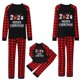 thumbnail image 1 of Pijamas Navideños Para La Familia Trajes A Juego Mujeres Mamá Impreso Top + Pantalones Conjunto de Navidad Odeerbi ODB190232, 1 of 9