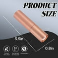 thumbnail image 7 of HIBIBUD 2 Pcs Rose Gold 3.9" Mini Flashlight,Adjustable Focus USB Keychain Light for Hiking, 7 of 7