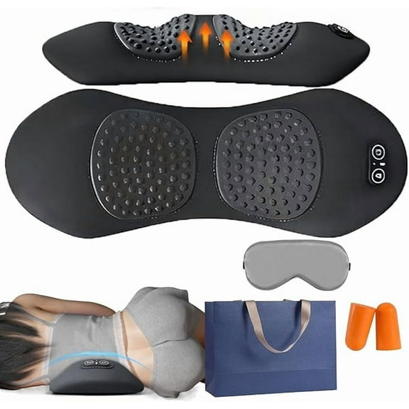 2025 New Smooth - Spine Triple Fusion Back Massager, Smooth - Spine Massager, Original 3-in-1 Back Massager, Mysoothelab 3 in 1 Back Massagers, with Traction, Vibration & Heat