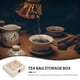 thumbnail image 3 of Organizador de bolsitas de té de madera con tapa abatible y cuatro compartimentos: caja de almacenamiento natural para bolsitas de café e infusiones en casa, 3 of 8