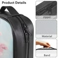 thumbnail image 6 of FKELYI Bible Cover with Zipper Pocket Faux Leater Bible Bags with Handle Book Carrier Organzier Holder for Prayer Christian Study Pink Cherry Floral Butterfly Print Scripture Protector, 6 of 6