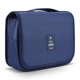 thumbnail image 2 of Bolsa de aseo colgante organizador de viaje de maquillaje cosmético para hombres y mujeres con gancho resistente, azul oscuro Ormromra ZFFLD225, 2 of 4