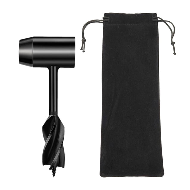 Taladro de barrena de madera Sunnimix Broca Llave de barrena manual con Bolsa de Tela negra