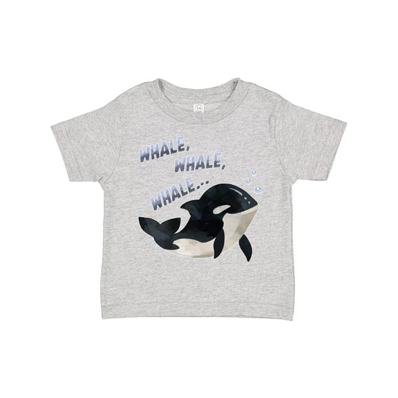Inktastic Whale, Whale, Whale Cute Orca Pun Boys or Girls Toddler T-Shirt